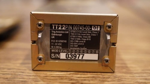 TT22 Mode-S-Transponder mit TC20-Display